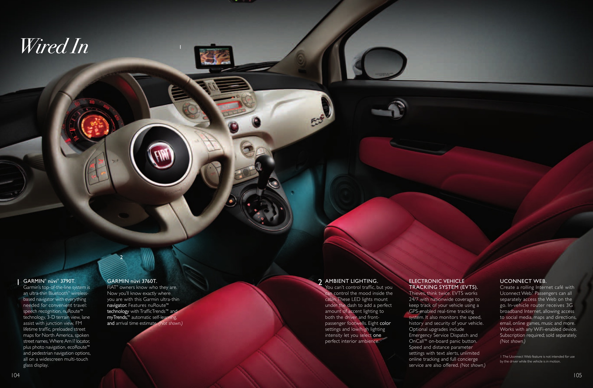 2012 Fiat 500 Brochure Page 44